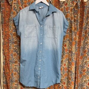 Denim Blue Button-Down dress